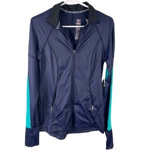 VSX Sport Victorias Secret Knockout Full Zip Athletic Jacket Indigo sz M